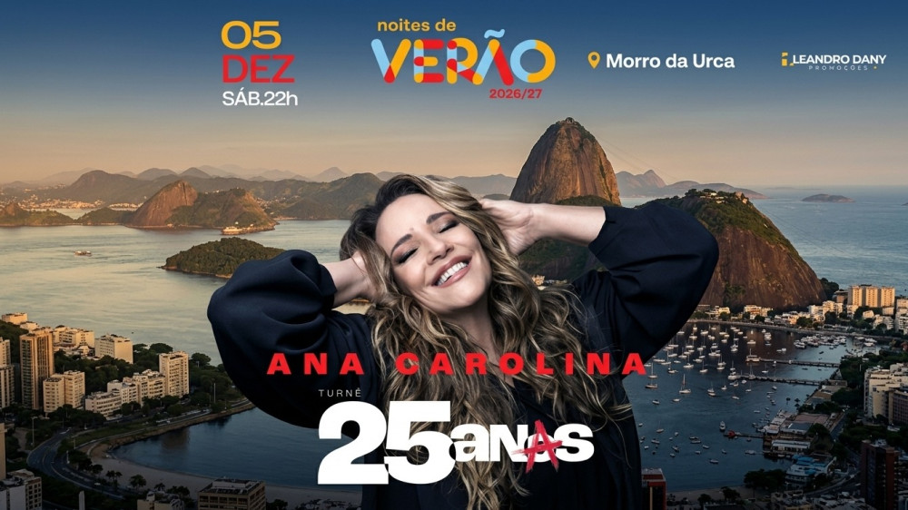 Ana Carolina no Morro da Urca